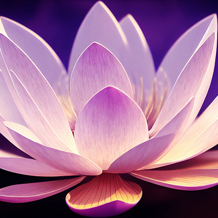 Pink lotus flower